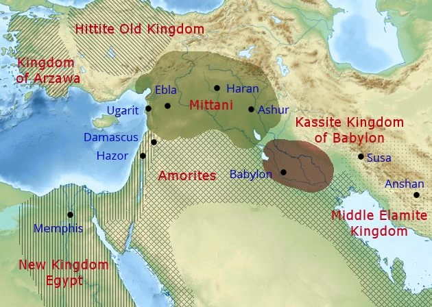 1500 BC. Middle Bronze Age. Traditional rabbinic dating of the exodus.