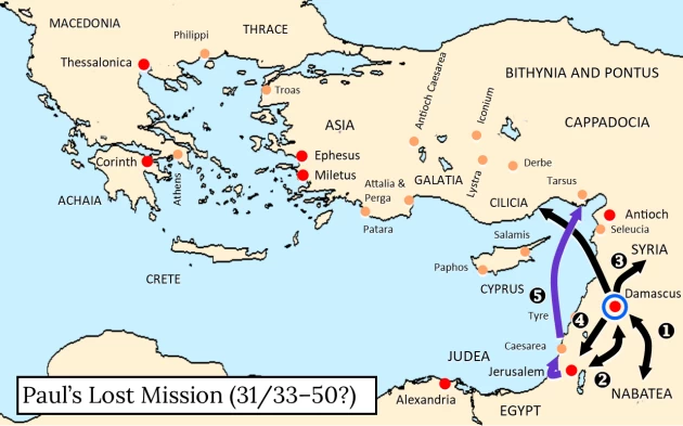 Paul's Zeroth Mission: The Lost Mission