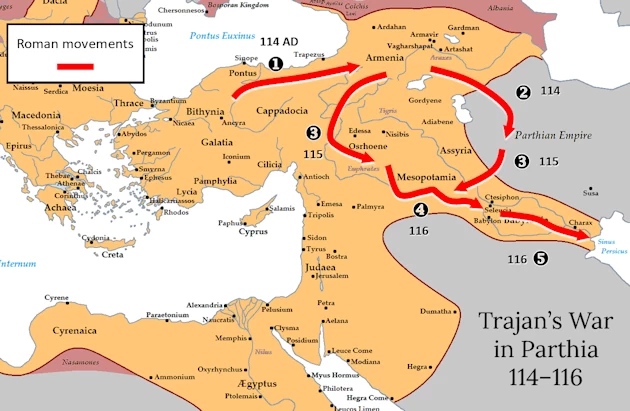 Trajan in Parthia